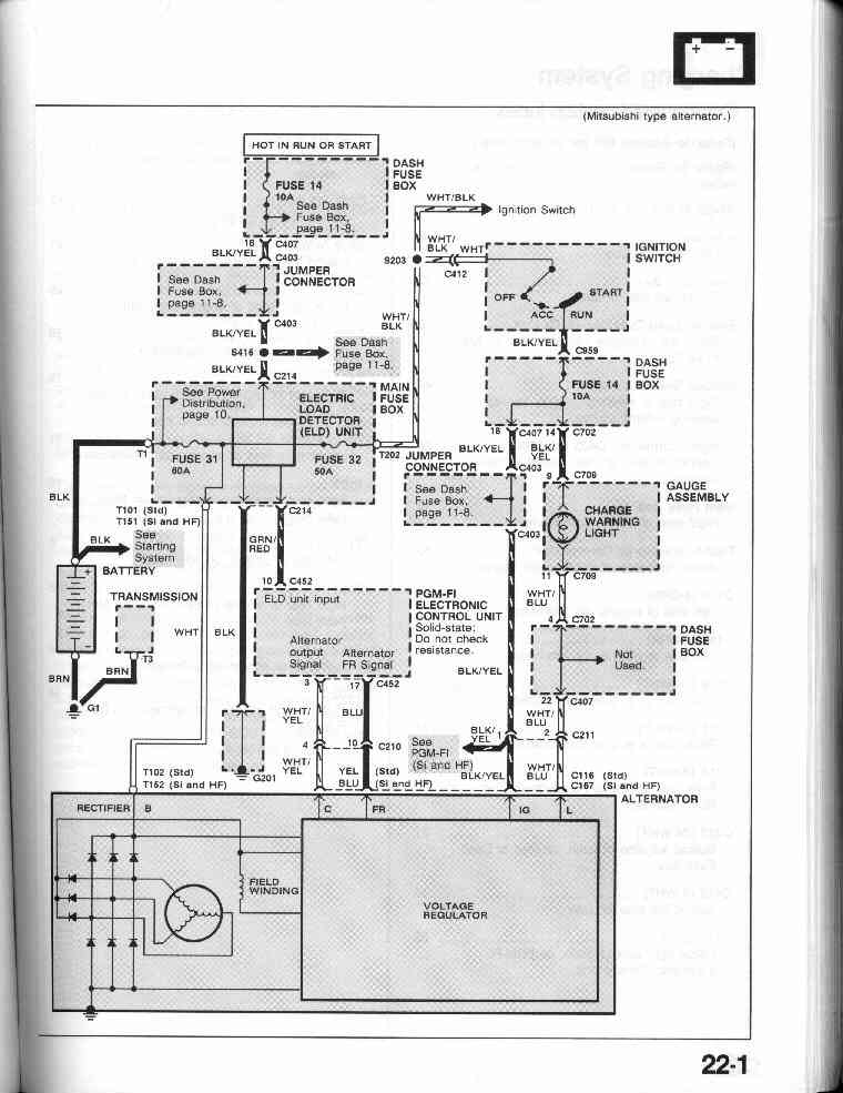 1990 CRX Electrical Troubleshooting Manual Welcome to the on-line electrical  reference manual for the 1990 (90 & 91 in most cases, 88-89 will have  slight differences and should not use this manual) Honda CRX. If you would  like to purchase a Honda ...  Wiring Diagram For 1991 Honda Civic    Quick Honda's World